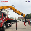 Fuman Knuckle Boom Folding Crane Hydraulic System 8 Ton Mobile Crane