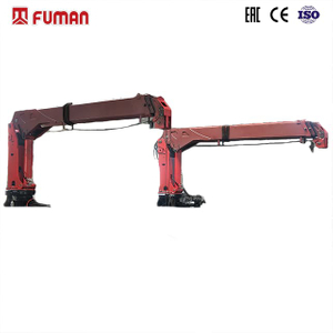Fuman 6 Ton Telescopic Arm Lifting Marine Hydraulic Deck Crane FF160TC-4A with Strong Lifting Capacity