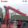 Fuman Knuckle Boom Folding Crane Hydraulic System 8 Ton Mobile Crane