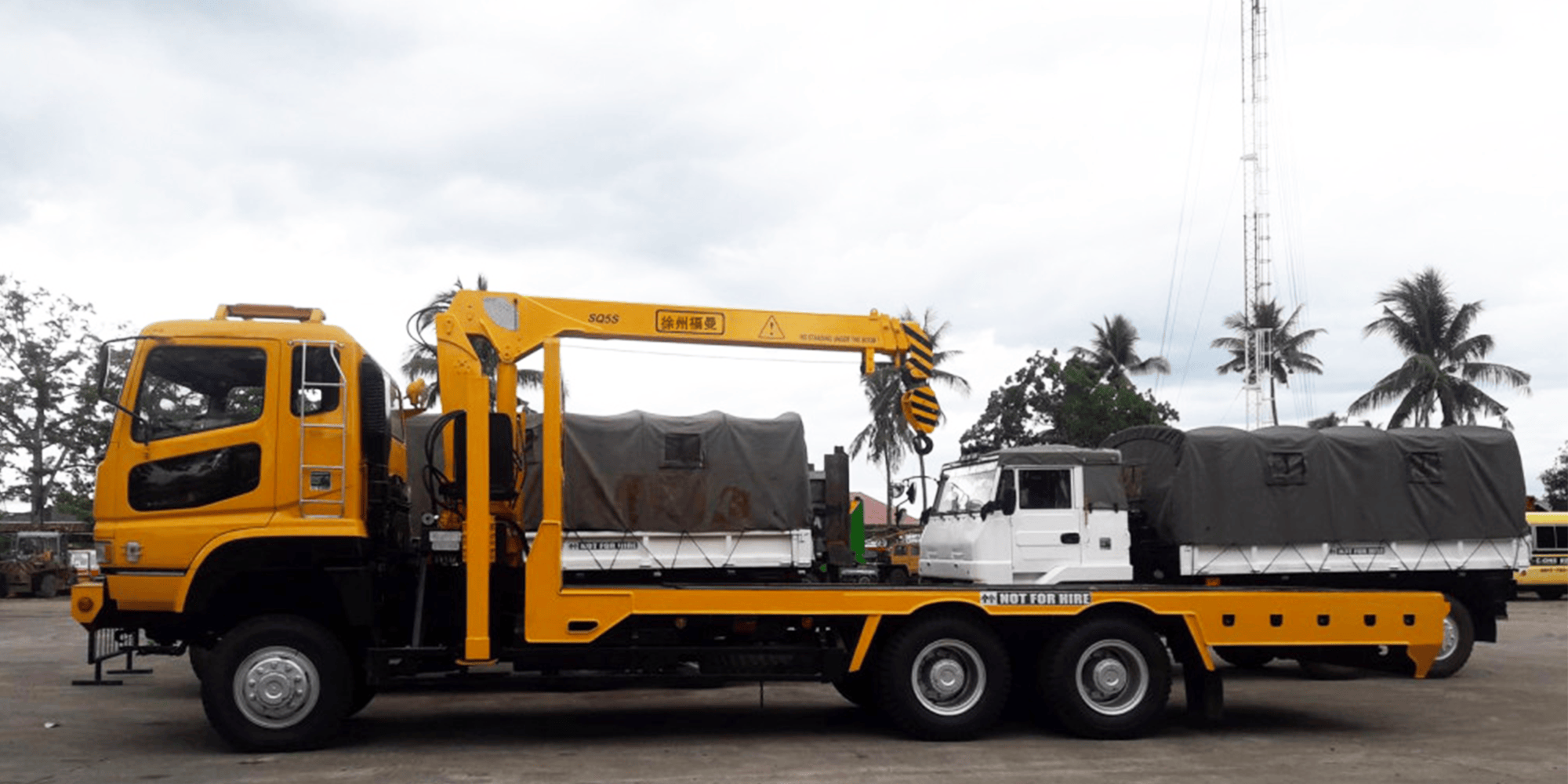 Straight Boom Of The Truck-Mounted Crane
