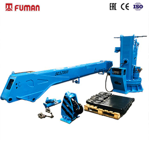 Fuman 8 Ton Telescopic Boom Lifting Marine Hydraulic Marine Crane
