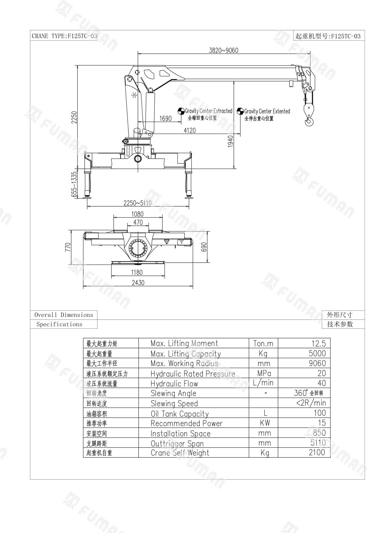 Telescopic Truck Crane
