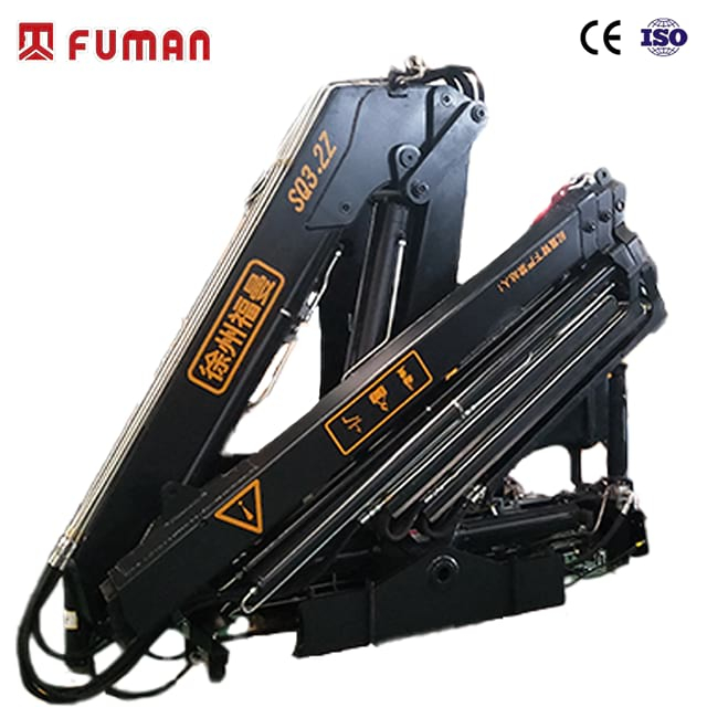 FUMAN 3.2 Ton Knuckle Boom Truck-Mounted Crane