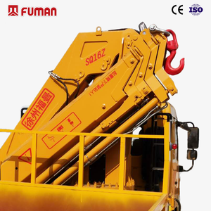 16 ton truck mounted folding boom crane