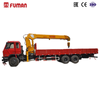 12 ton telescopic boom truck mounted crane