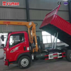 3.2 ton telescopic boom truck mounted crane