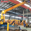 8 ton telescopic boom truck mounted crane