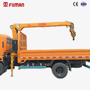 2 ton telescopic boom truck mounted crane