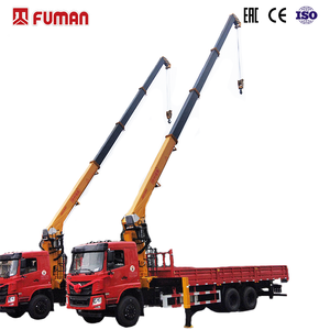 12 ton telescopic boom truck mounted crane